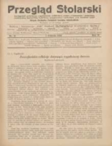 Przegląd Stolarski: dwutygodnik poświęcony zagadnieniom architektury wnętrz a mianowicie: stolarstwu, rzeźbiarstwu, tapicerstwu, tokarstwu, koszykarstwu, zdobnictwu oraz handlowi mebli: organ Związku Polskich Cechów Stolarskich 1930.08.01 R.4 Nr15