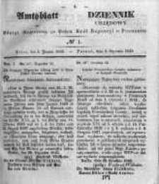 Amtsblatt der Königlichen Regierung zu Posen. 1843.01.03 Nro.1