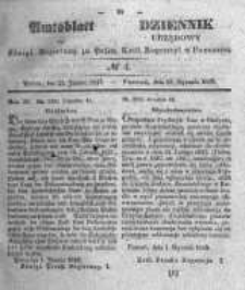 Amtsblatt der K&ouml;niglichen Regierung zu Posen. 1843.01.24 Nro.4