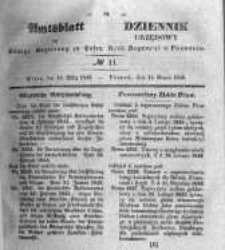 Amtsblatt der Königlichen Regierung zu Posen. 1843.03.14 Nro.11