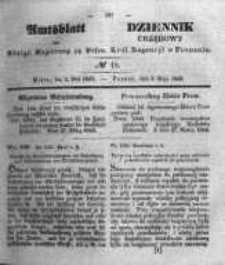 Amtsblatt der K&ouml;niglichen Regierung zu Posen. 1843.05.02 Nro.18