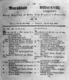 Amtsblatt der K&ouml;niglichen Regierung zu Posen. 1843.05.16 Nro.20