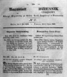 Amtsblatt der Königlichen Regierung zu Posen. 1843.07.06 Nro.27