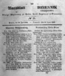 Amtsblatt der Königlichen Regierung zu Posen. 1843.07.20 Nro.29