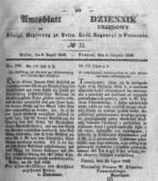 Amtsblatt der Königlichen Regierung zu Posen. 1843.08.10 Nro.32