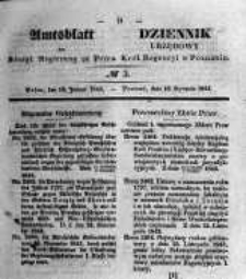 Amtsblatt der Königlichen Regierung zu Posen. 1844.01.16 Nro.3