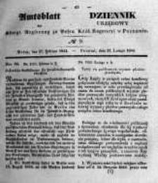 Amtsblatt der Königlichen Regierung zu Posen. 1844.02.27 Nro.9