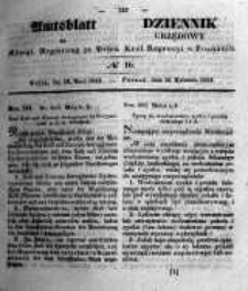 Amtsblatt der Königlichen Regierung zu Posen. 1844.04.16 Nro.16