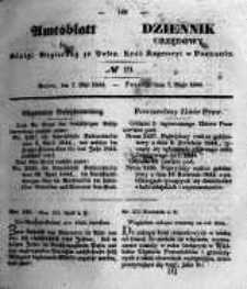 Amtsblatt der Königlichen Regierung zu Posen. 1844.05.07 Nro.19