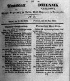 Amtsblatt der Königlichen Regierung zu Posen. 1844.05.21 Nro.21