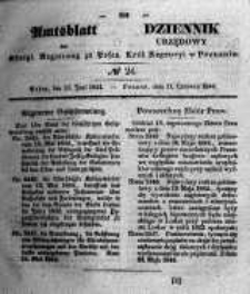 Amtsblatt der Königlichen Regierung zu Posen. 1844.06.11 Nro.24