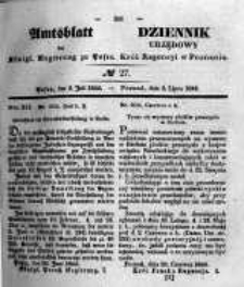 Amtsblatt der Königlichen Regierung zu Posen. 1844.07.02 Nro.27
