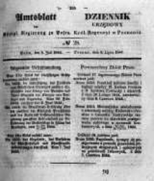 Amtsblatt der Königlichen Regierung zu Posen. 1844.07.09 Nro.28