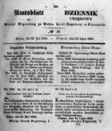 Amtsblatt der Königlichen Regierung zu Posen. 1844.07.23 Nro.30