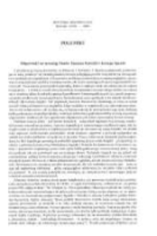 Odpowiedź na recenzję Panów Janusza Kurtyki i Jerzego Sperki