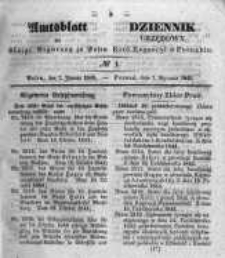 Amtsblatt der Königlichen Regierung zu Posen. 1845.01.07 Nro.1