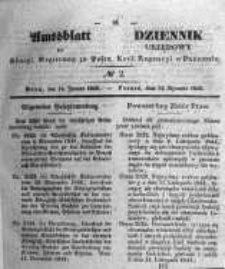 Amtsblatt der Königlichen Regierung zu Posen. 1845.01.14 Nro.2
