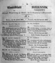 Amtsblatt der Königlichen Regierung zu Posen. 1845.01.28 Nro.4