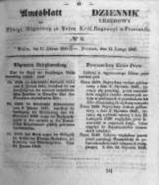 Amtsblatt der Königlichen Regierung zu Posen. 1845.02.11 Nro.6