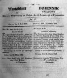 Amtsblatt der Königlichen Regierung zu Posen. 1845.04.01 Nro. 13