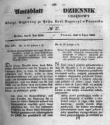 Amtsblatt der Königlichen Regierung zu Posen. 1845.07.08 Nro.27