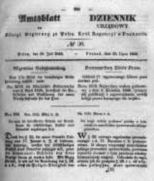 Amtsblatt der Königlichen Regierung zu Posen. 1845.07.29 Nro.30