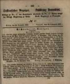 Oeffentlicher Anzeiger. 1851.11.25 Nro.47