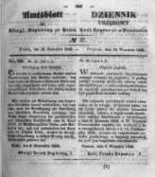 Amtsblatt der Königlichen Regierung zu Posen. 1845.09.16 Nro.37