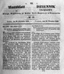Amtsblatt der Königlichen Regierung zu Posen. 1845.09.30 Nro.39