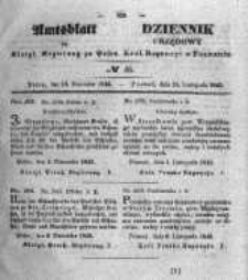 Amtsblatt der Königlichen Regierung zu Posen. 1845.11.18 Nro.46
