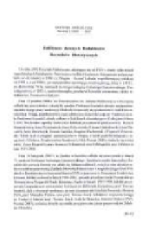 Jubileusze dawnych Redaktorów Roczników Historycznych