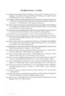 Współpracownicy Rocznika 2007