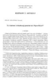 Co wiadomo o lokalizacji pustelni tzw. Pięciu Braci?