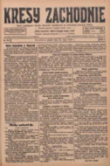 Kresy Zachodnie: pismo poświęcone obronie interes&oacute;w narodowych na zachodnich ziemiach Polski 1928.05.25 R.6 Nr120