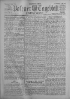 Posener Tageblatt (Posener Warte) 1922.08.08 Jg.61 Nr176
