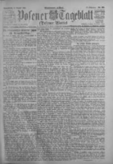 Posener Tageblatt (Posener Warte) 1922.08.19 Jg.61 Nr185