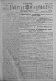 Posener Tageblatt (Posener Warte) 1922.08.20 Jg.61 Nr186
