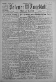 Posener Tageblatt (Posener Warte) 1922.09.27 Jg.61 Nr218