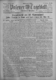Posener Tageblatt (Posener Warte) 1922.11.07 Jg.61 Nr252