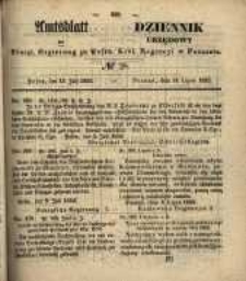 Amtsblatt der Königlichen Regierung zu Posen. 1852.07.13 Nro.28