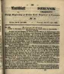 Amtsblatt der Königlichen Regierung zu Posen. 1852.07.27 Nro.30