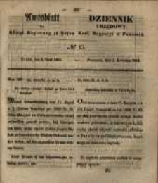 Amtsblatt der Königlichen Regierung zu Posen. 1851.04.01 Nro.13