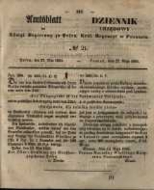 Amtsblatt der Königlichen Regierung zu Posen. 1851.05.27 Nro.21