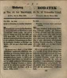 Dodatek do Nr. 10. Dziennika Urzęd. Poznań, 11. Marca 1851