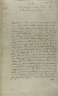 List Jana Dymitra Solikowskiego arcybiskupa lwowskiego do króla Zygmunta III, Sieciechowo 25.08.1602