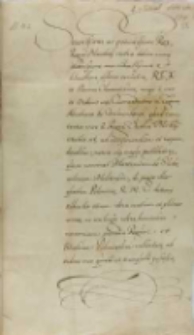 List Marcina hrabiego Hohensteina przełożonego Zakonu Joannitów do króla Zygmunta III, 07.02.1604