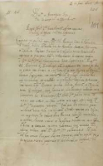 List Joachima Fryderyka elektora, margrabiego brandenburskiego do kr&oacute;la Zygmunta III, Kolonia 14.06.1604
