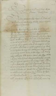 List Jana Rauttera i Krzysztofa Rappa konsyliarzów pruskich do króla Zygmunta III, Królewiec 17.07.1604