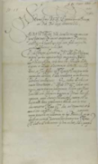 List konsyliarzy pruskich Albrechta Kietlicza, Jana Rauttera, Jerzego Pudewelsa do króla Zygmunta III, Królewiec 19.08.1603
