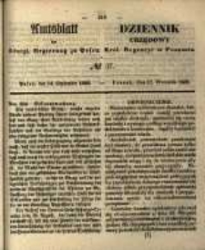 Amtsblatt der Königlichen Regierung zu Posen. 1852.09.14 Nro.37